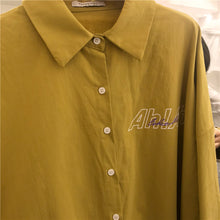 Load image into Gallery viewer, Women's Long-style shirt oversize 2019 new Korean version of loose casual shirt in the Long-style jacket 2835