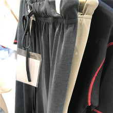 Load image into Gallery viewer, Spring 2019 New Korean Women's Wide Leg Pants Loose Straight Barrel High Waist Slim Hong Kong Taste Fall Pants 3183