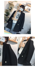 Load image into Gallery viewer, Spring 2019 new women's ins wind lapels solid color Hong Kong leisure slim suit jacket micro supply