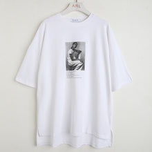Load image into Gallery viewer, Printed short sleeve T-shirt female spring 2019 new loose students Korean version of Joker half sleeve shirt top 3133