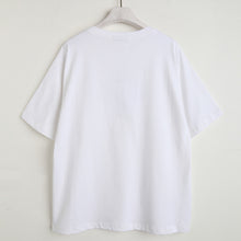 Load image into Gallery viewer, Spring 2019 New Women's Crewneck Short Sleeve T-Shirt Solid Color Cotton Simple Loose Printing Backing Shirt 3135