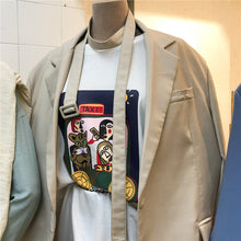 Load image into Gallery viewer, 2019 New Women's Suit Hepburn Style Korean Loose Thin Letter Embroidered Suit Jacket 3175