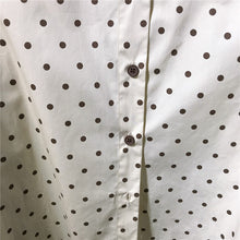 Load image into Gallery viewer, Spring 2019, the new Korean version of Xiaozhong Loose and Lazy Long-sleeved Point Shirt 3170