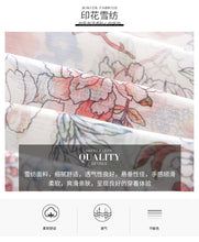 Load image into Gallery viewer, 2019 Early autumn new fashion women's temperament v-collar horn sleeve printed shirt sweet small fresh snow spinning shirt 59015