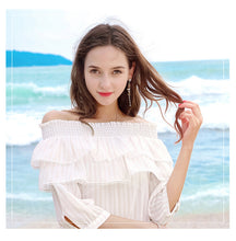 Load image into Gallery viewer, Sweet and fresh chiffon shirt 59012