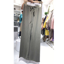 Load image into Gallery viewer, Spring 2019 New Korean Women's Wide Leg Pants Loose Straight Barrel High Waist Slim Hong Kong Taste Fall Pants 3183
