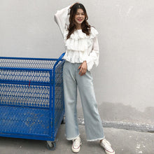 Load image into Gallery viewer, Spring 2019 New Korean Women's High-waist Jeans