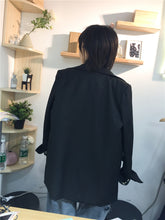 Load image into Gallery viewer, Spring 2019 new women's ins wind lapels solid color Hong Kong leisure slim suit jacket micro supply