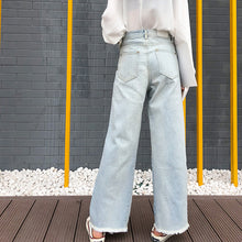 Load image into Gallery viewer, Spring 2019 New Korean Women's High-waist Jeans