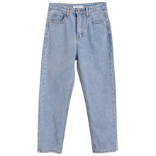Load image into Gallery viewer, Jeans Women's Loose Straight Nine Points 2019 New Korean version of High-waist Leisure Daddy Pants Slim 827
