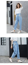 Load image into Gallery viewer, New sequined Pocket Jeans in spring and summer of 2019