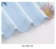 Load image into Gallery viewer, Spring 2009 New Women's Clothes V-neck Lantern Sleeve Printed Skirt Temperament Famous Chiffon Dress 69338