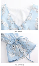 Load image into Gallery viewer, 2019 Early autumn new brand women's dress lady chiffon dress 69301