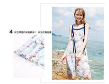 Load image into Gallery viewer, 2019 Summer New Korean Women's Easy Printed Five Pants Sweet Little Fresh Chiffon Pants 88736