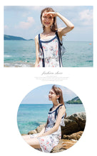 Load image into Gallery viewer, 2019 Summer New Korean Women's Easy Printed Five Pants Sweet Little Fresh Chiffon Pants 88736