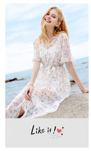 Load image into Gallery viewer, Chic Lady Printed Chiffon Dress 69195