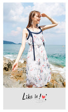 Load image into Gallery viewer, 2019 Summer New Korean Women's Easy Printed Five Pants Sweet Little Fresh Chiffon Pants 88736