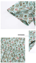 Load image into Gallery viewer, 2019 Summer New Fashion Women's Single-Collar Printed Wide Leg Pants Gently Cooked Chiffon Pants 88755