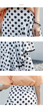 Load image into Gallery viewer, New women's irregular skirt in spring 2019 Korean version of Joker slim wave printing medium and long skirt