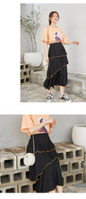 Load image into Gallery viewer, 2009 Korean version slim A-shaped skirt, loose waist cake skirt, lady pleated bust skirt, Xia 6289