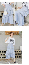 Load image into Gallery viewer, 2009 Korean version slim A-shaped skirt, loose waist cake skirt, lady pleated bust skirt, Xia 6289