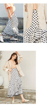 Load image into Gallery viewer, New women's irregular skirt in spring 2019 Korean version of Joker slim wave printing medium and long skirt