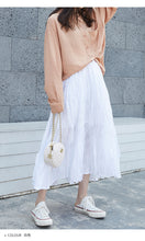 Load image into Gallery viewer, 2019 New Korean women's slim A-line skirt shaking sound net red tide elastic waist skirt women's commercial supply