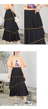 Load image into Gallery viewer, 2009 Korean version slim A-shaped skirt, loose waist cake skirt, lady pleated bust skirt, Xia 6289