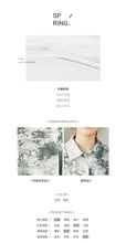 Load image into Gallery viewer, Summer 2019 women's printed shirt women's long sleeves Korean version of thin faded loose shirt women 5744