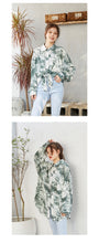 Load image into Gallery viewer, Summer 2019 women's printed shirt women's long sleeves Korean version of thin faded loose shirt women 5744
