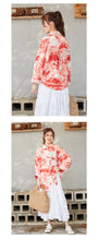 Load image into Gallery viewer, Summer 2019 women's printed shirt women's long sleeves Korean version of thin faded loose shirt women 5744