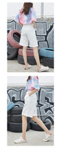Load image into Gallery viewer, 2019 Korean version 13 lines women's high waist Suit Shorts women's loose professional straight tube high waist broad leg shorts 3221