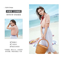 Load image into Gallery viewer, Two tops, 2019 Summer new brand ladies and ladies, single Breasted, printed snow sweaters 51093