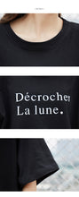 Load image into Gallery viewer, Summer 2019 high-end women's wholesale short-sleeved jacket with thin round collar and loose print T-shirt 3210