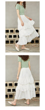 Load image into Gallery viewer, White Horse Women's Wear Summer 2019 Korean Cake Half-length Skirt