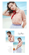 Load image into Gallery viewer, Two tops, 2019 Summer new brand ladies and ladies, single Breasted, printed snow sweaters 51093