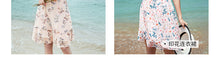 Load image into Gallery viewer, Summer 2019 New Brand Woman's Bubble Sleeve Point Printed Skirt Lightweight Chiffon Dress 63227
