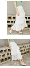Load image into Gallery viewer, White Horse Women's Wear Summer 2019 Korean Cake Half-length Skirt