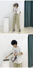Load image into Gallery viewer, 2019 new summer Korean version of loose inst-shirt women's short sleeves simple Joker women's jacket micro supply 3259