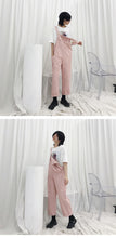 Load image into Gallery viewer, 2019 New Women's Loose Straight Barrel bf Pants Long Leg Pants Aging Backband Pants Joker 3265