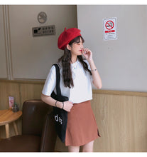 Load image into Gallery viewer, Net red explosions 2019 new women's casual Joker solid color T-shirt women's crew neck simple and comfortable cotton base shirt