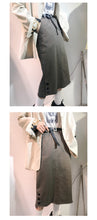 Load image into Gallery viewer, 2019 New Summer ins Overfire Medium-length A-shaped Retro High-waist Half-length Skirt Women's Buttock Skirt One-step Skirt 3195