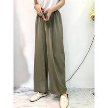 Load image into Gallery viewer, Broad-legged pants Korean version summer high waist sagging straight trousers loose leisure simple drop feeling Trailer pants 3269