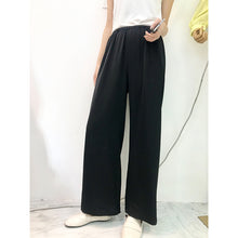 Load image into Gallery viewer, Broad-legged pants Korean version summer high waist sagging straight trousers loose leisure simple drop feeling Trailer pants 3269