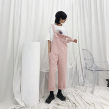 Load image into Gallery viewer, 2019 New Women's Loose Straight Barrel bf Pants Long Leg Pants Aging Backband Pants Joker 3265