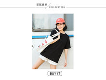 Load image into Gallery viewer, Net red explosions 2019 new women's casual Joker solid color T-shirt women's crew neck simple and comfortable cotton base shirt