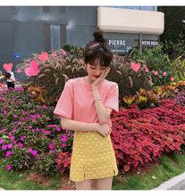 Load image into Gallery viewer, Net red explosions 2019 new women's casual Joker solid color T-shirt women's crew neck simple and comfortable cotton base shirt
