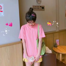 Load image into Gallery viewer, Net red explosions 2019 new women's casual Joker solid color T-shirt women's crew neck simple and comfortable cotton base shirt