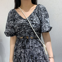 Load image into Gallery viewer, New Summer 2009 Women's Retro Chiffon Skirt with Broken Flowers French Minority Dresses Women's Knee Skirt 3368