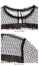 Load image into Gallery viewer, Summer 2019 New Brand Sexy Hollow Screen Skirt Printed Chiffon Two Dresses 69201